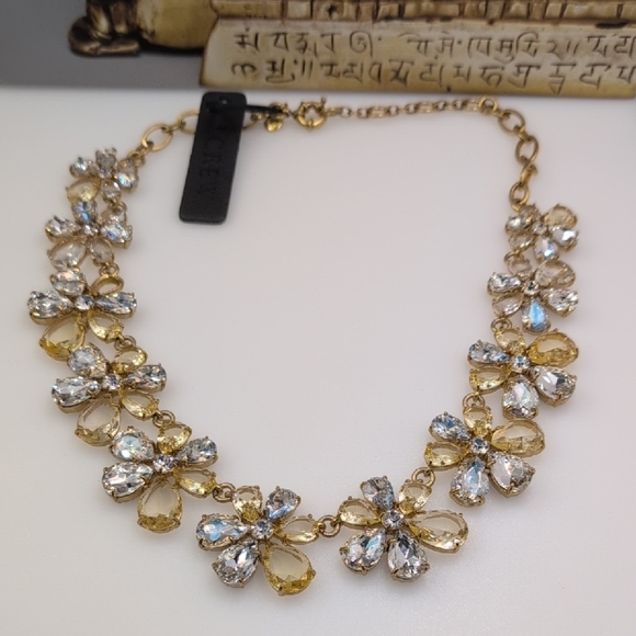 J. Crew Gold and Silver Statement Necklace - Picture 1 of 6